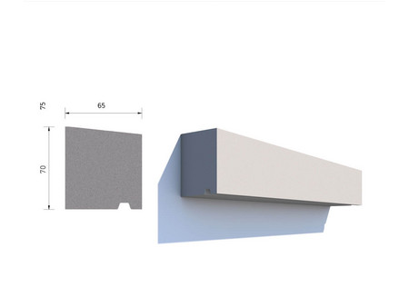 Gurt Gesimsprofile Standardprofile Z-70-70-05 Schaubild.