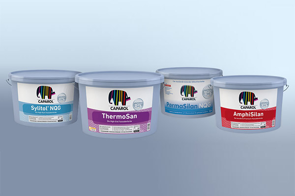 NQG³-Fassadenfarben: Produktsortiment von Caparol