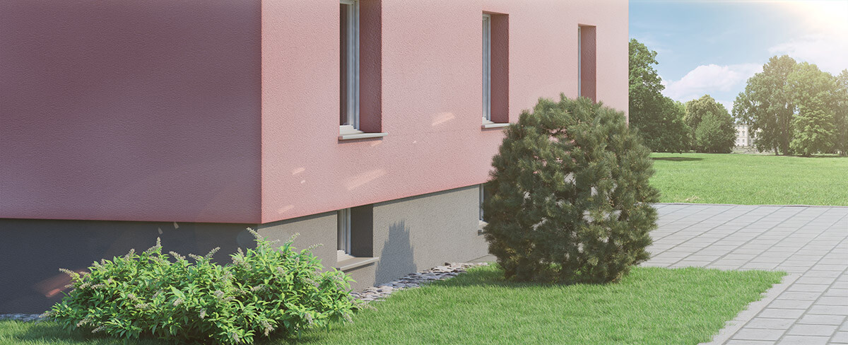 Sonnenlicht ist der natürliche Feind leuchtender Fassadenfarben Sonnenlicht ist der natürliche Feind leuchtender Fassadenfarben