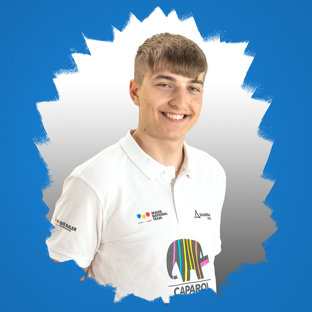 Caparol Nachwuchsförderung Maler Nationalteam Tim Schäfer