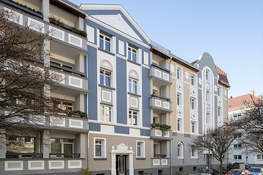 Capatect Capapor Fassadenprofile Teaserbild mit Wohnhaus.