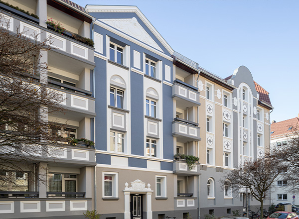 Capatect Capapor Fassadenprofile Teaserbild mit Wohnhaus.