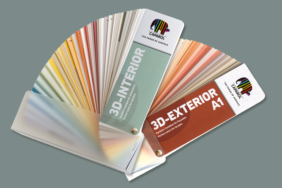 Farbfächer 3D-INTERIOR und 3D-EXTERIOR A1