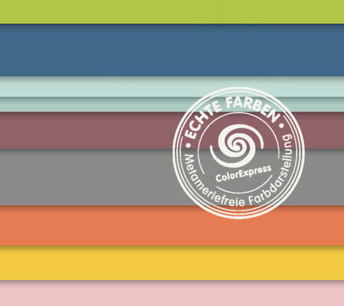 Metameriefreie Farbfächer