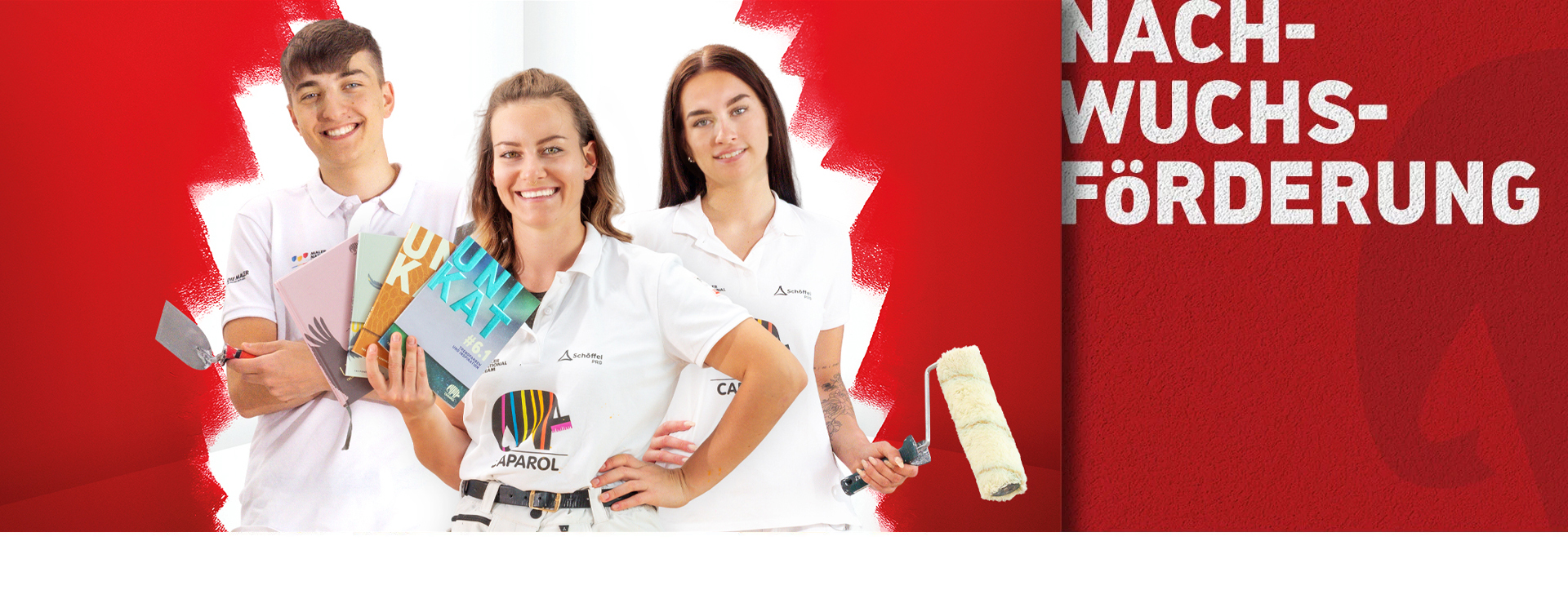 Caparol Nachwuchsförderung Maler Nationalteam