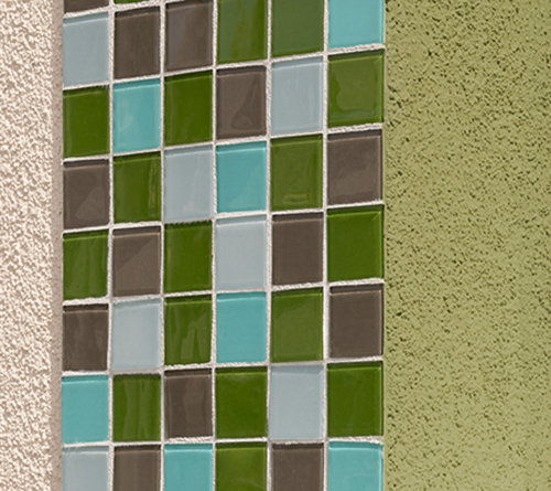 Glasmosaik modern inszeniert