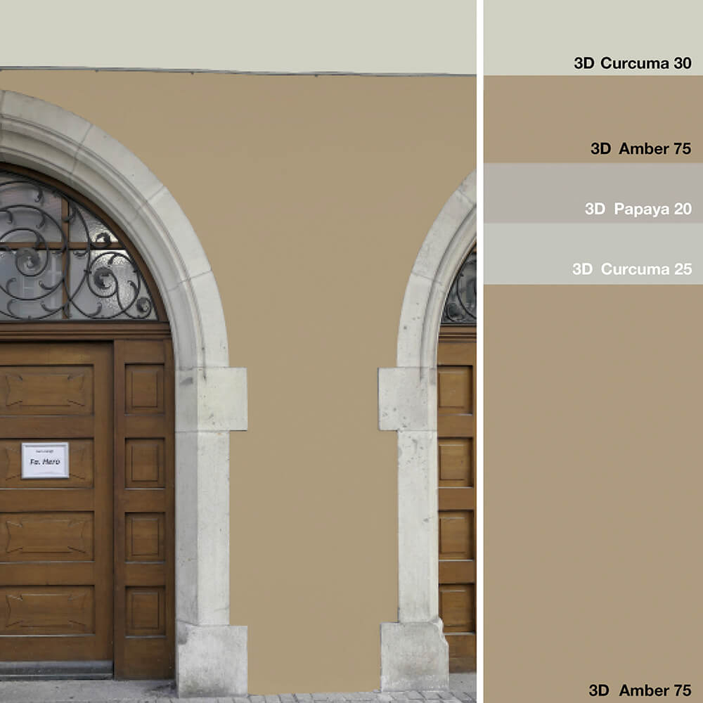 Naturstein trifft Farbe