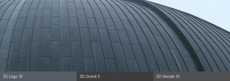 960x300px P1150429 Die Farbvielfalt von Kupfer: 3D Lago 10, 3D Granit 5, 3D Venato 10