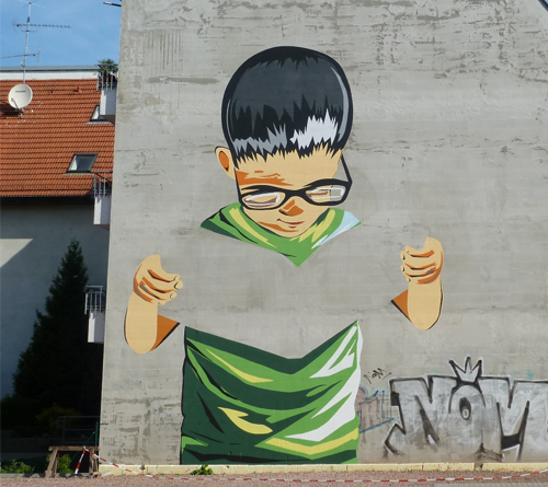 Ein Wandbild gegen Kulturabbau