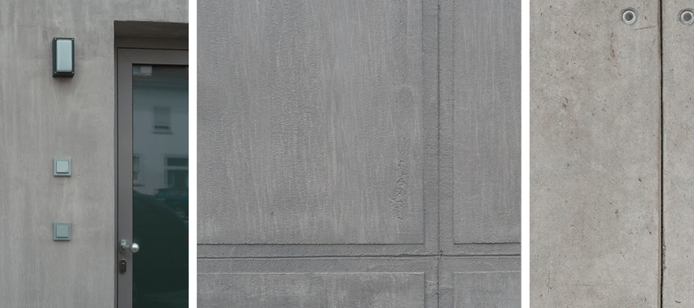 Die Fassade im Visier