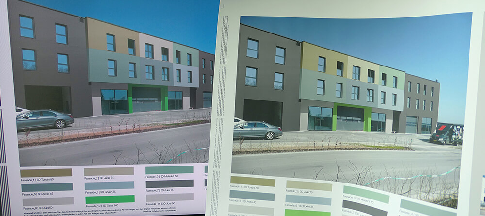 Bildschirm versus Ausdruck