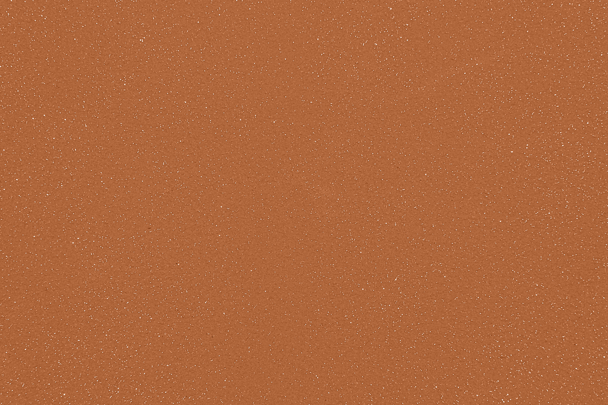 Ein einfarbiger, hochgradig strukturierter Hintergrund in Orange mit feinen, glitzernden Partikeln, die eine glatte Textur erzeugen.